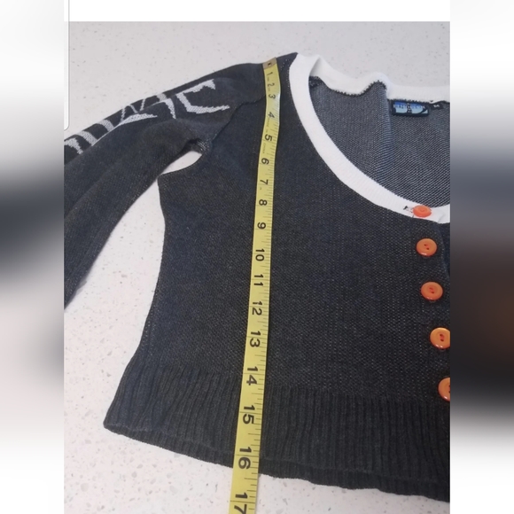 Elhoffer Design Open Bell Sleeve Cropped Cardigan M - Picture 6 of 12